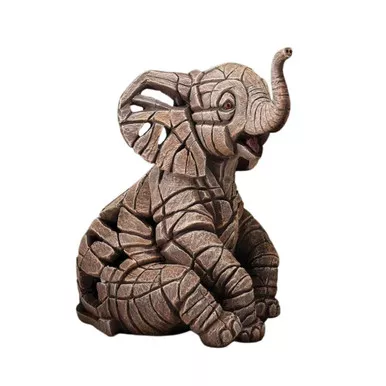 10-Inch Elephant Calf Figure by Edge Sculptures