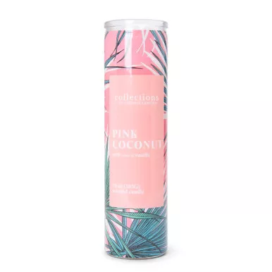 10 Oz. Pink Coconut Candle - Squeeze The Day Collection by Colonial Candle
