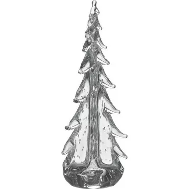 12" Decorative Glass Vermont Bubble Evergreen Tree by Simon Pearce