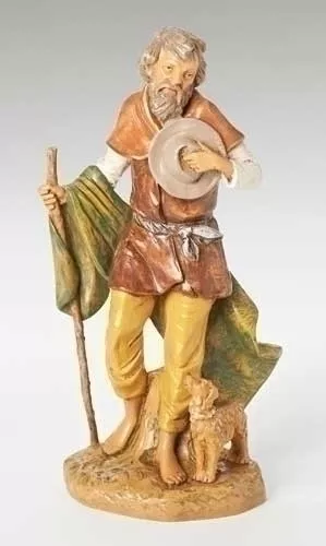 12" Scale Abraham the Villager Figurine - Fontanini