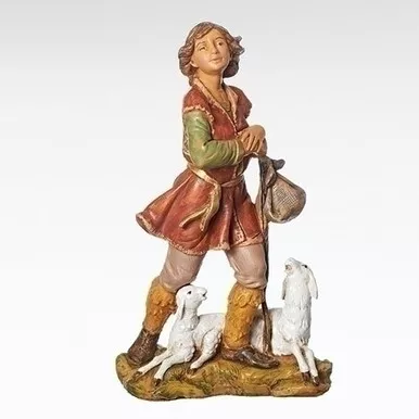 12" Scale Paul the Shepherd Figurine - Fontanini