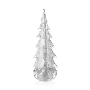 14" Vermont Silver Leaf Evergreen in Gift Box by Simon Pearce