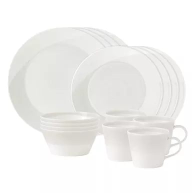 1815 White 16-Piece Set by Royal Doulton