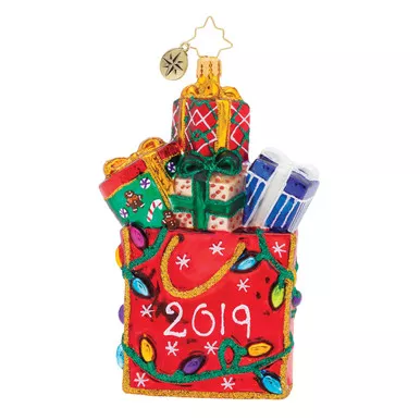 2019 Goodie Bag Ornament by Christopher Radko