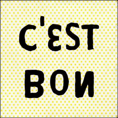 24" x 24" C'est Bon Art Print by Sugarboo Designs