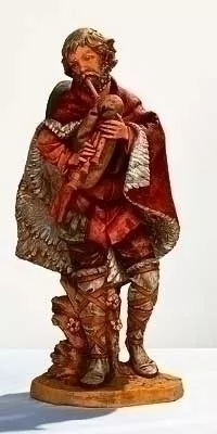 27" Josiah the Bagpiper Figure - Fontanini