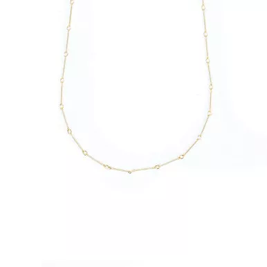 36" Antique Gold Bar Chain by Benny & Ezra