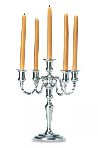 5-Flame Candlebra by Match Pewter