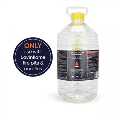 5 Liter Bottle Lovinflame Fuel by Lovinflame