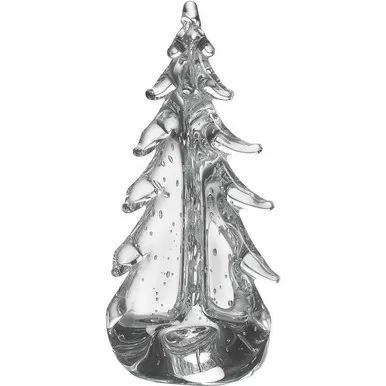 8" Decorative Glass Vermont Bubble Evergreen Tree by Simon Pearce