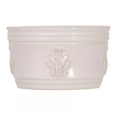 Acanthus Whitewash Ramekin by Juliska