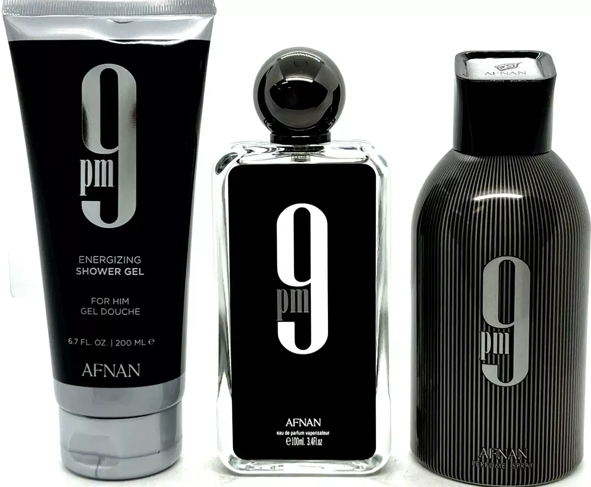 Afnan 9 PM Men's 3 pcs Gift Set