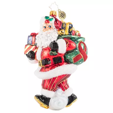 Aids Charity Claus Ornament by Christopher Radko
