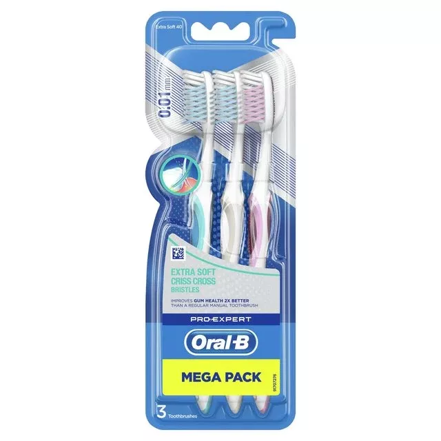 All Round Extra Soft Criss Cross, 3 per Pack