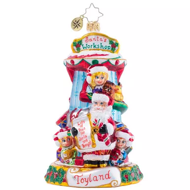 All Work And All Play Ornament by Christopher Radko -