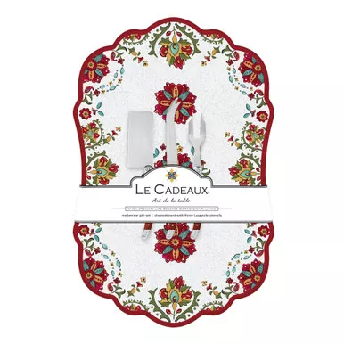 Allegra Red Large Cheeseboard by Le Cadeaux