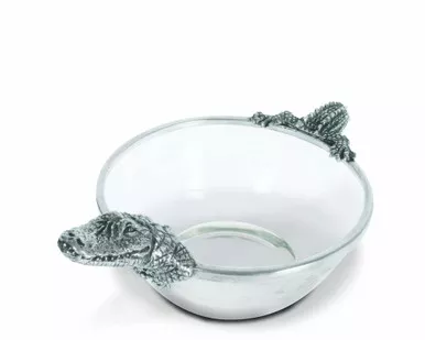 Alligator Glass Dip Bowl by Vagabond House