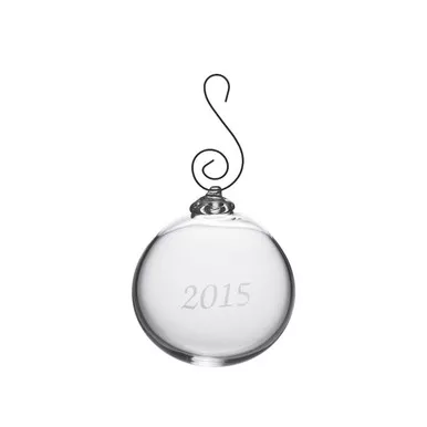 Annual Round Ornament by Simon Pearce