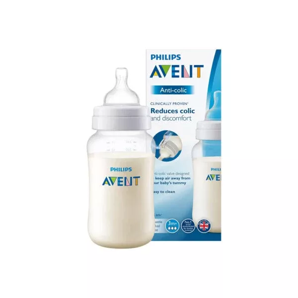 Anti-Colic Plastic Bottle (3m+) 330ml – Pack of 1