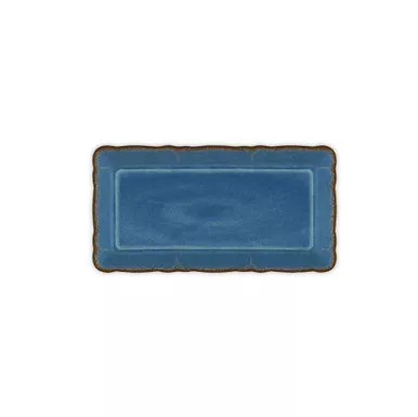 Antiqua Blue Biscuit Tray by Le Cadeaux