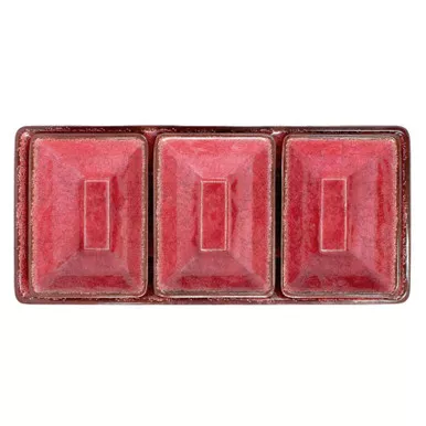 Antiqua Red 4-Piece Dipping Set by Le Cadeaux