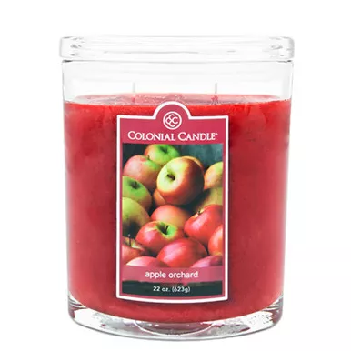 Apple Orchard 22 oz. Oval Jar Colonial Candle
