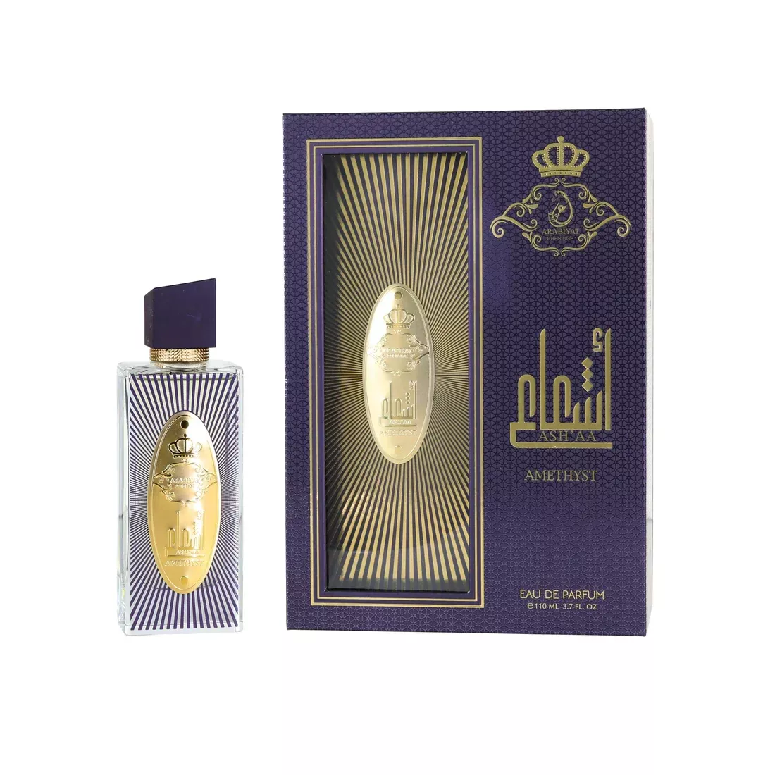 Arabiyat Prestige Asha'A Amethyst Eau De Parfum 3.7 oz 110 ml