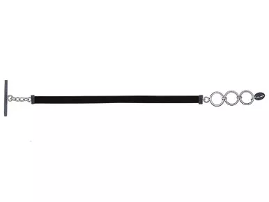 Baby Got Black Leather Bracelet