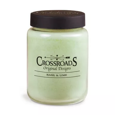 Basil & Lime 26 oz. Crossroads Candle