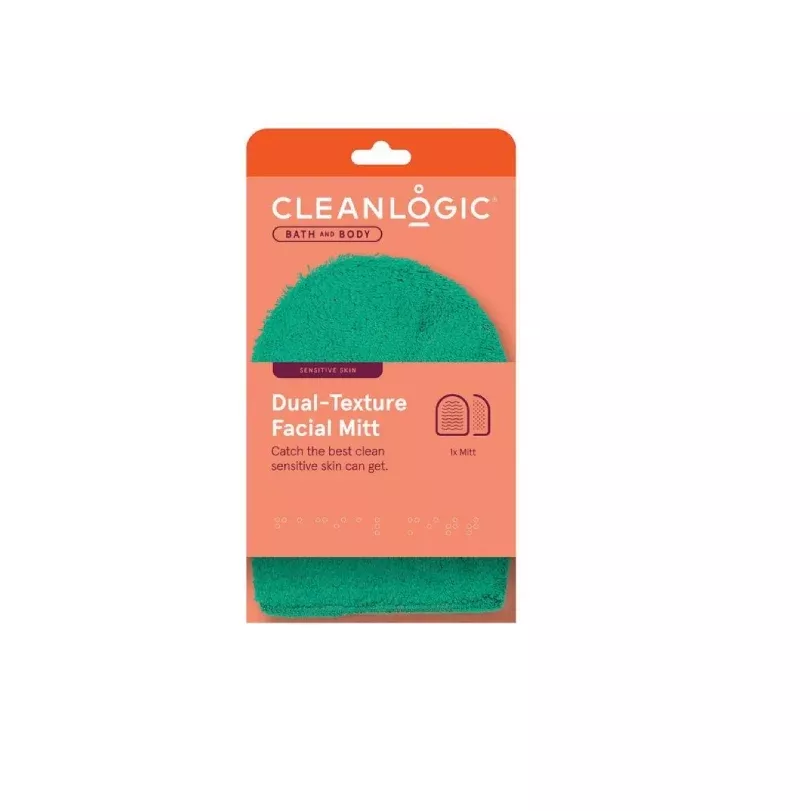 Bath and Body Sensitive Skin Dual-Texture Facial Mitt