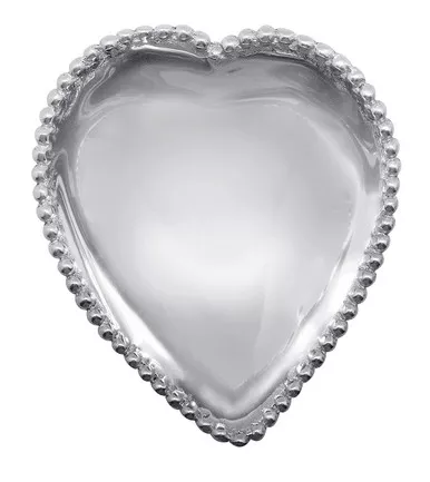 Beaded Heart Bowl by Mariposa