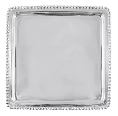 Beaded Luncheon Tray by Mariposa