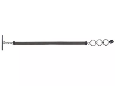 Belgian Chocolate Leather Bracelet