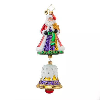 Bell Chime Nicholas Ornament by Christopher Radko