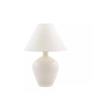 Belmont Crackle Ivory Medium Pottery Lamp by Simon Pearce