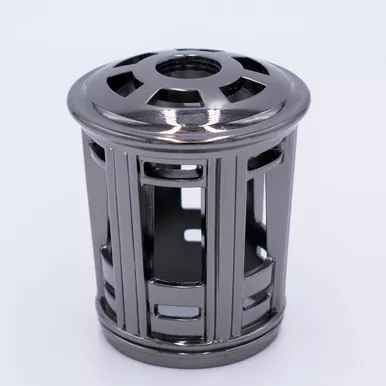 Black Chrome Traditional Decorative Crown