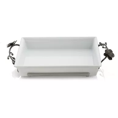 Black Orchid 3-Quart Casserole by Michael Aram