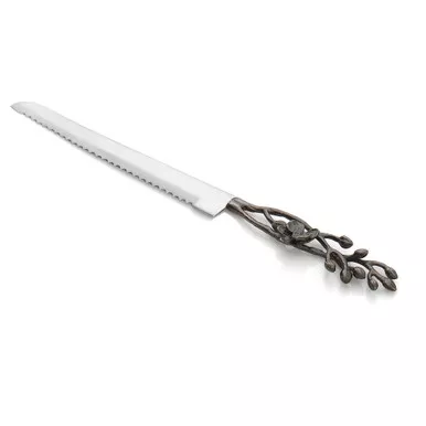 Black Orchid Bread Knife by Michael Aram