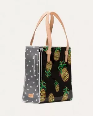 Black Pineapple Legacy Classic Tote by Consuela