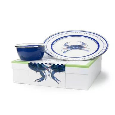 Blue Crab Dip Set by Golden Rabbit