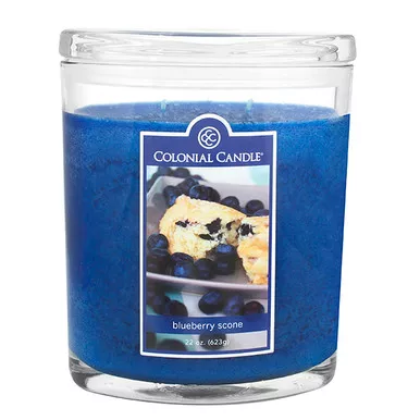 Blueberry Scone 22 oz. Oval Jar Colonial Candle