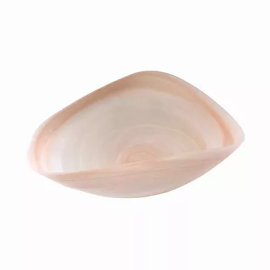 Blush Alabaster Matte Decorative Bowl by Mariposa