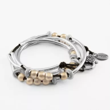 Boho Long Natural Black Medium Bracelet by Lizzy James
