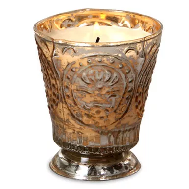 Bourbon Vanilla 8 oz. Fleur de Lys Candle by Himalayan Candles
