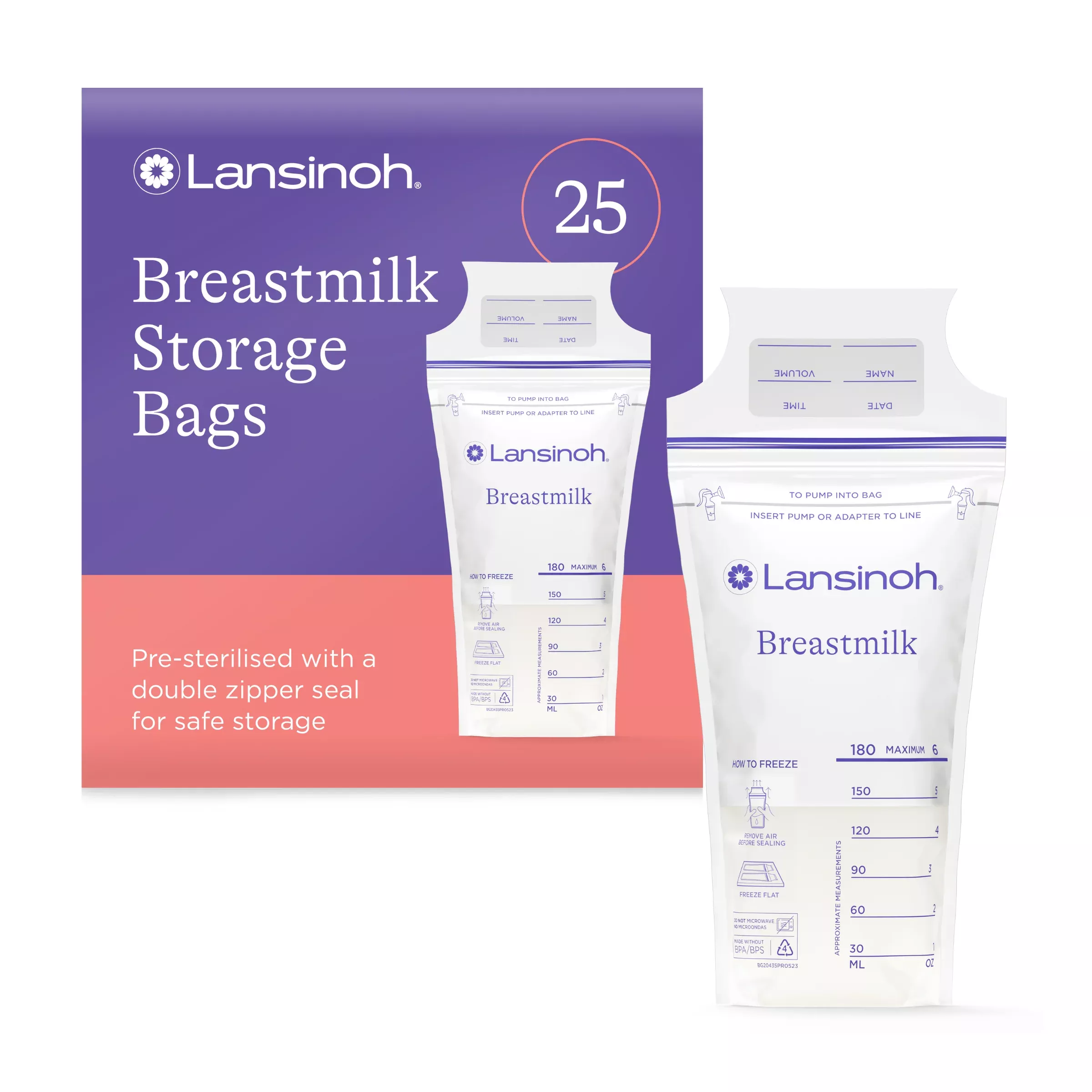 Breast Milk Storage Bags 25