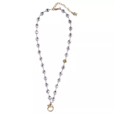 Bright Silver Ensemble Charmable Necklace by Waxing Poetic