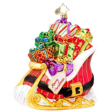 Buckle Up For A Gift Ride Ornament by Christopher Radko