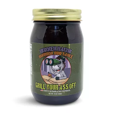 Bunker Bacon Bourbon BBQ Sauce by Grill Your Ass Off