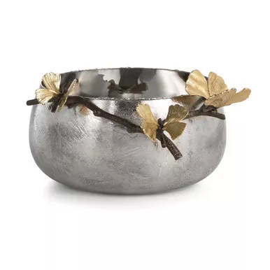 Butterfly Ginkgo Serving Bowl by Michael Aram