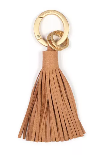 Camel Tassel Key Chain by Handbag Handcuff